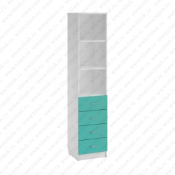 Document Cabinet with Open Compartment and Drawers SHK.14.03