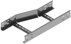 Left Reduction Cable Tray KTU 00x00x00 N for Left-Side Transitions