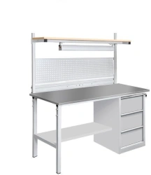 Custom Metal Workbench - Versatile and Durable Workspace