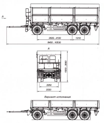 Heavy-Duty Tri-Axle Trailer 8495-02 with CEYLAN AS-1210-225-ST-OV Axles, 12 Tons Capacity