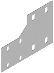 Transition Connector SSKTI/OE 150 - 200x140mm Stainless Steel