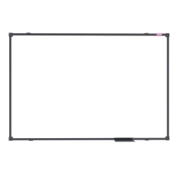 Magnetic Whiteboard 90x120cm Attache BlackFrame
