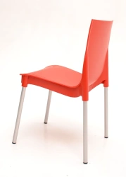 Plastic Chair RICH with Integrated Metal Legs
