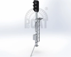 Metro Type Overhead Traffic Lights with LED Optical Systems