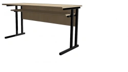 Adjustable Student Desk for Two with Supper Underframe SUPr2 5-7