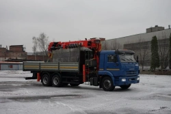 Multifunctional Truck with Hydraulic Crane KMA on KAMAZ 65117 64K03N-UL