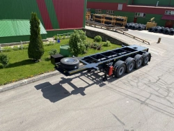 Four-Axle Container Transport Semi-Trailer PF-41 Model PF-41P with BPW Axle