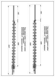 R65 Type Rail with Point Blade for Switches, Model VSP012.01.000/-01