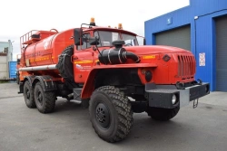 Oil Field Tank Truck (AЦН) UZST Type UZST01 Model 6619H-17 on Ural 5557 Chassis