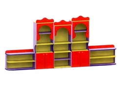 Children's Straight Wall Unit DM519