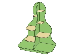 Versatile Shelving Unit for Preschool Activities - Model SZ87