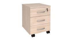 Mobile Drawer Cabinet with Lock - 3 Drawers (404x450x560) 16mm