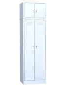 Two-Door Clothing Cabinet with Shelf Praktik SHG-09A