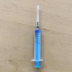 Sterile Single-Use Three-Part Luer Injection Syringe with Needle, Type 6A