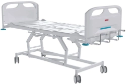 Functional Medical Bed with Mechanical Height Adjustment and Plastic Backs MEGI Spin 3