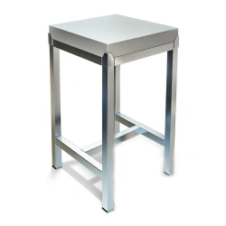 Square Profile Stainless Steel Meat Cutting Table
