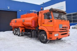 Light Oil Transport Tanker UZST04 Model 6619A-25 on KAMAZ Chassis
