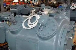 Piston Air and Gas Compressor Units on H-Shaped Bases