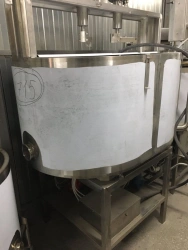 Cheese Maker 300 Liters with Electric Heating and Panel Jacket