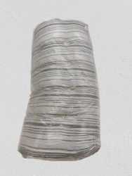 Mattress with Natural and Synthetic Fabric Top and Filling