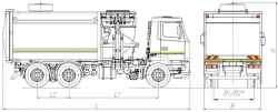 Side Loading Garbage Truck MK-3554-11
