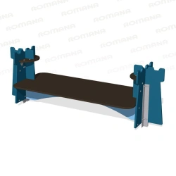 Outdoor Plywood Bench for Play Areas and Relaxation - Romana 057.55.00