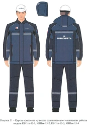 Men's Protective Clothing Kit for High Temperature Work - Jacket and Overalls