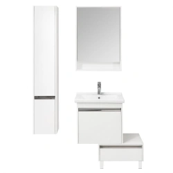 Capri 60 White Gloss Bathroom Cabinet 1A231003KP0101.A231.0.03K.P01.0