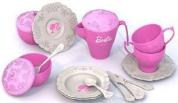 Barbie Tea Set for Kids (18 Pieces in a Bag)