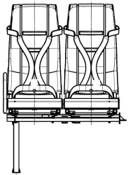 Passenger Seat DС15.6840.010-PV10 for Comfort and Safety