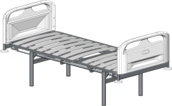 Hospital Bed with Headboard and Plastic Slats for Patient Care KF0-01-MSK