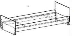 Metal Frame MDF Bed with PVC Coating TV-BKMK-5.12.01-01