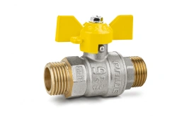 LD Pride Brass Ball Valve 47.25.N-N.V.GAS for Liquid and Gas Flow Control