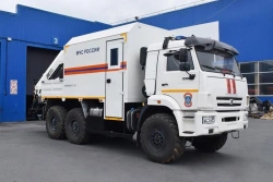 Emergency Rescue Vehicle with Crane, UZST Brand, Model 483F-39 on KAMAZ 43502-D5 Chassis