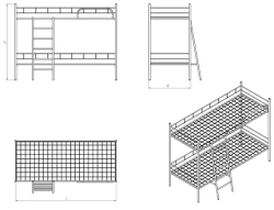 Metal Bunk Bed (K.MD Series)