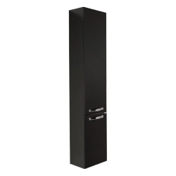 Aria Wall-Mounted Column Cabinet in Glossy Black - 1A134403AA9501