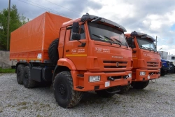 Special Cargo Truck on KAMAZ 43118-50 Chassis, GIRD Brand, Model 5849DF