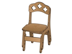 Adjustable "Vasilisa" Chair No.1 for Preschool Use, Model Std56