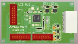 USB Hub Expansion Board 2xUSB 3.0/20pin Model PMTL.469535.002