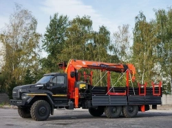 Hydraulic Crane Truck KMA on URAL 4320 Base Model U0K03N-4Z055