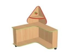 Wooden Didactic Table for Educational Purposes