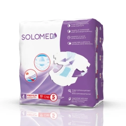 Premium Disposable Adult Diapers, Size S, 10 Pack - Heavy Incontinence