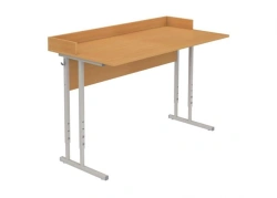 Adjustable Laboratory Table with Edge, Model SLR-1 by Edelwood
