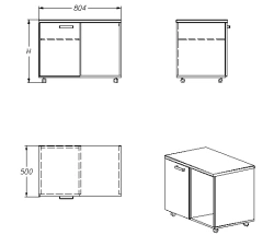 Document Storage Cabinet Series 342