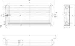 Hydraulic System Oil Cooler D-246.1013.100