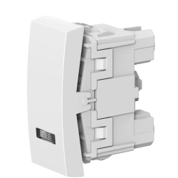 CADUCEUS ALING MODE Hidden Switch with Indication 10AX, 250V, 2M, White, Art. 6752.0