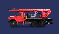 Self-Propelled Boom Lift PSS-141.35E 74-TV on Ural-5557 Chassis