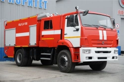 Fire Truck Tanker AC-5.0-100, Model 58816T, Modification AC 5.0-100 (53605), on KAMAZ-53605-A5 Chassis