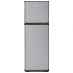 Silver Metal-Plastic Two-Chamber Refrigerator with Freezer "Biryusa C139