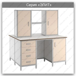 Elite Series Laboratory Island Table: SLO.03.01